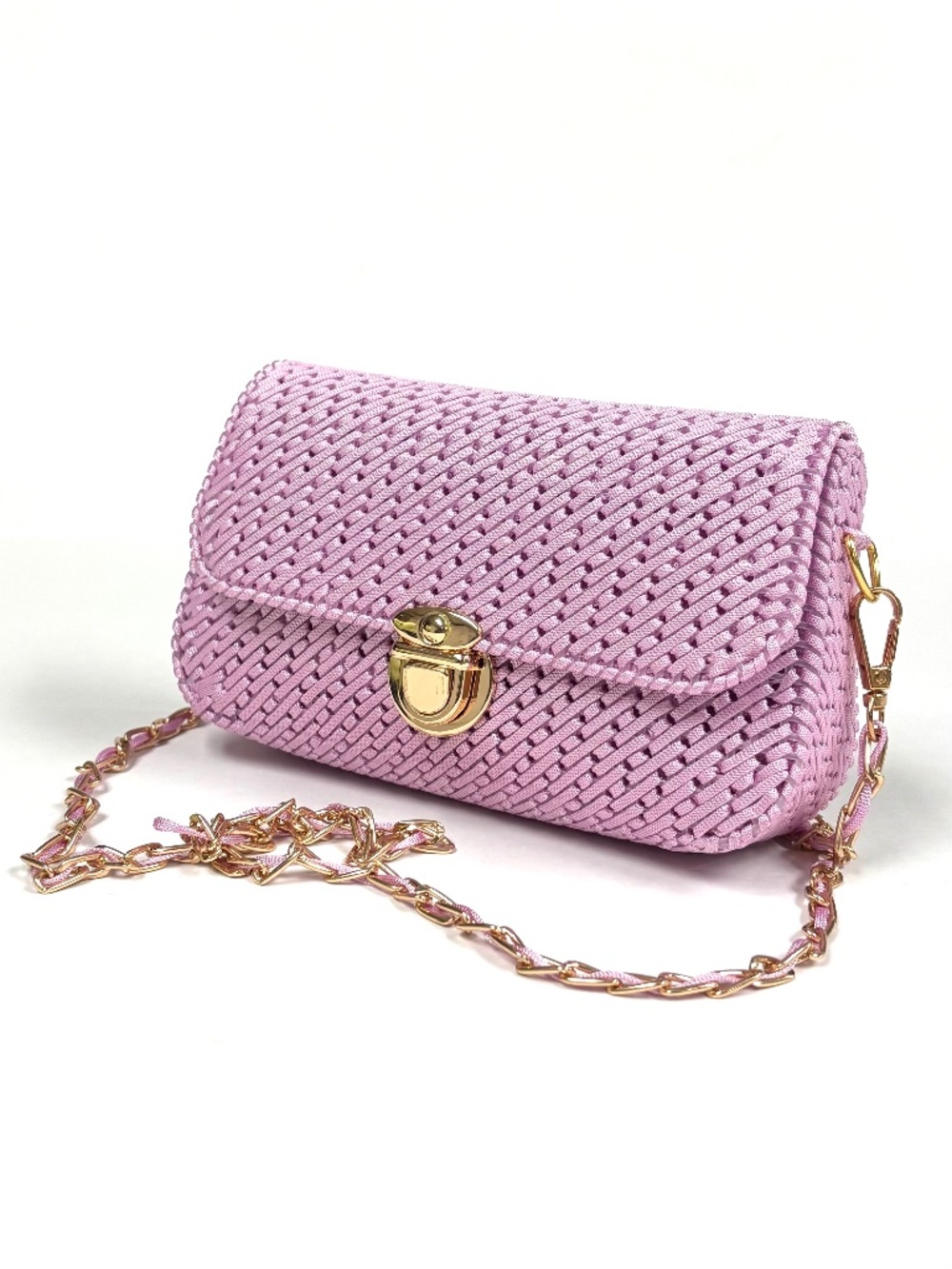 New Pink Hand Woven Purse/Bag